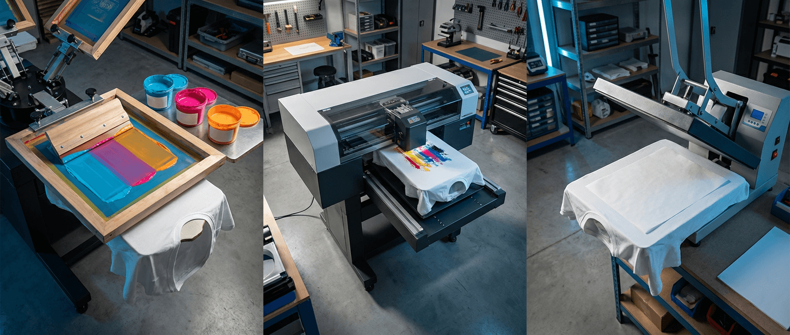 Screen Printing vs Digital Printing vs DTG: Which Method Fits Your Brand?